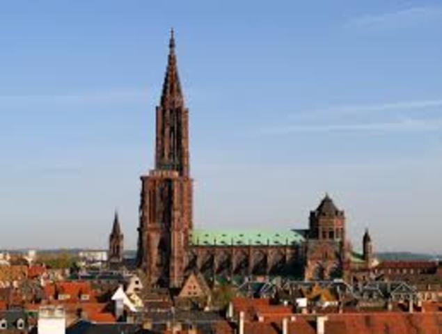 Day 3-Visit The Strasbourg Cathedral in Strasboug, France