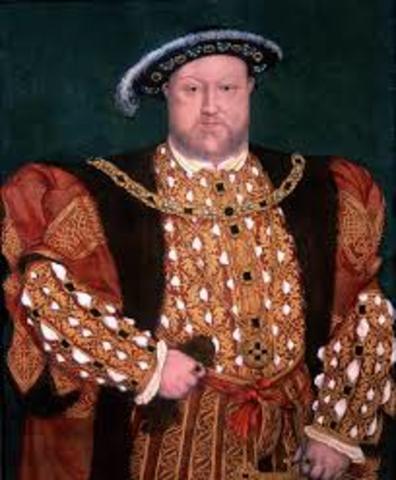 Henry VIII founds Anglican Church