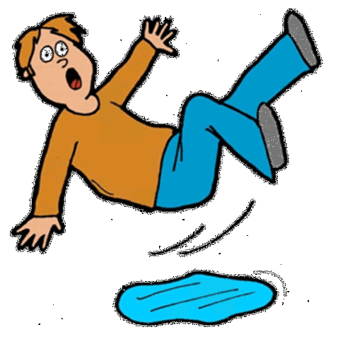 I busted my chin open.