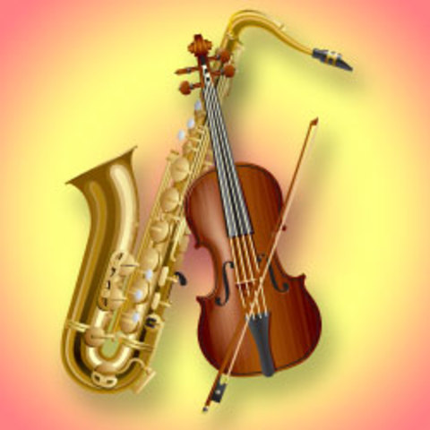 Саксофон и скрипка в баре «Винотория»