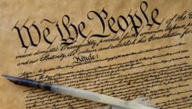 U.S constitution is ratified