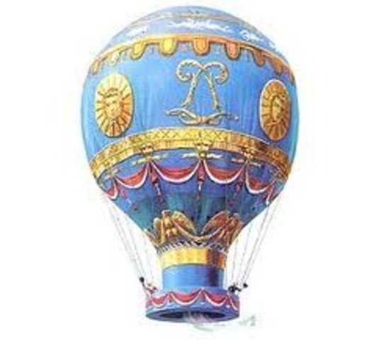 First hot air baloon