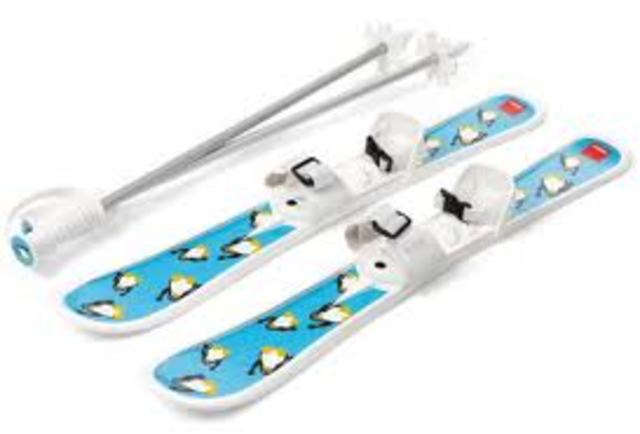 First pair of skis