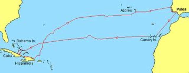 1st voyage of Columbus