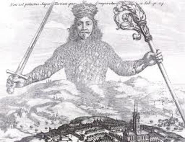 Thomas Hobbes writes Leviathan