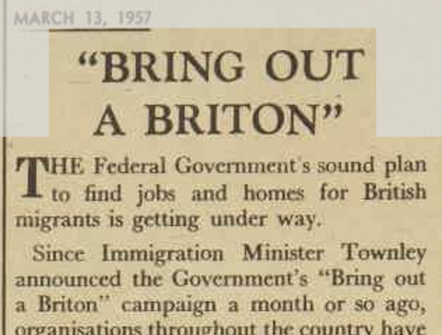 'Bring out a Briton'