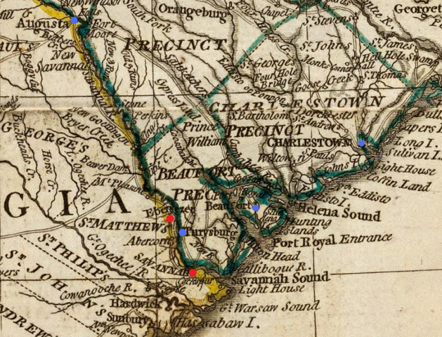 The British occupy Savannah