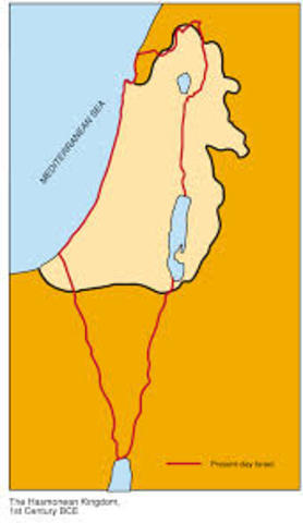 Jewish autonomy under Hasmoneans.