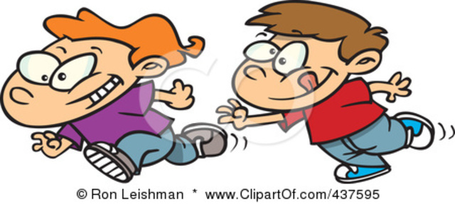 Playing Tag at my Cousins House