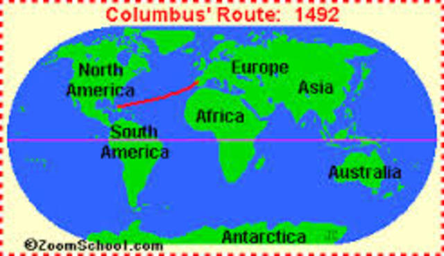 1st voyage of Christopher Columbus