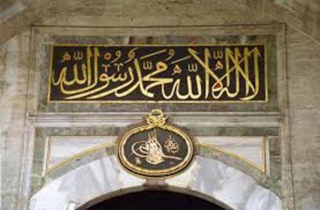 Prophet Muhammad began the Islamic religion