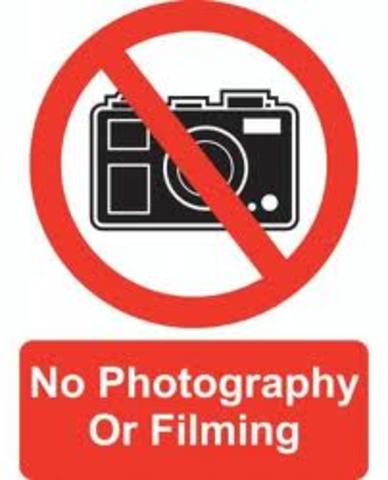 No filming-