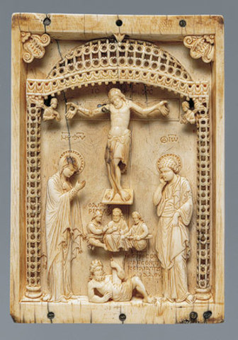 Plaque with the Crucifixion and the Defeat of Hades