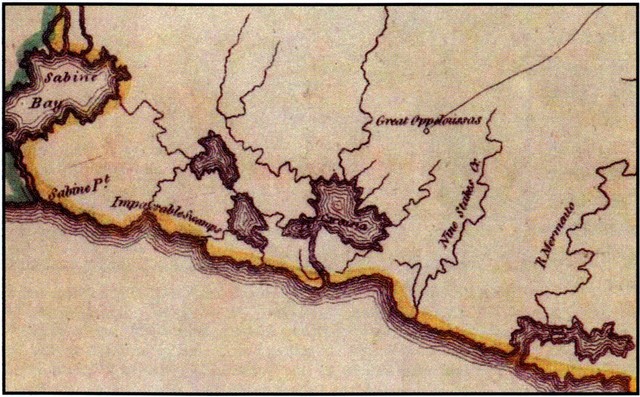 the Gutierrez-Magee Expedition crossed the Sabine