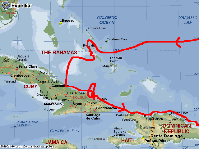 1st voyage of christopher colubus