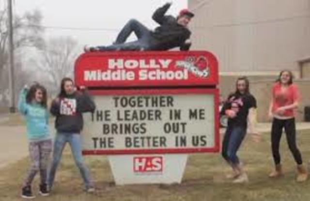 First day of school in 8th grade