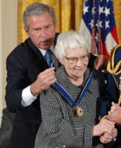 Won Pulitzer Prize for the book To Kill A Mockingbird