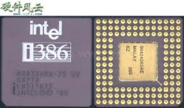 microprocesador intel I80386