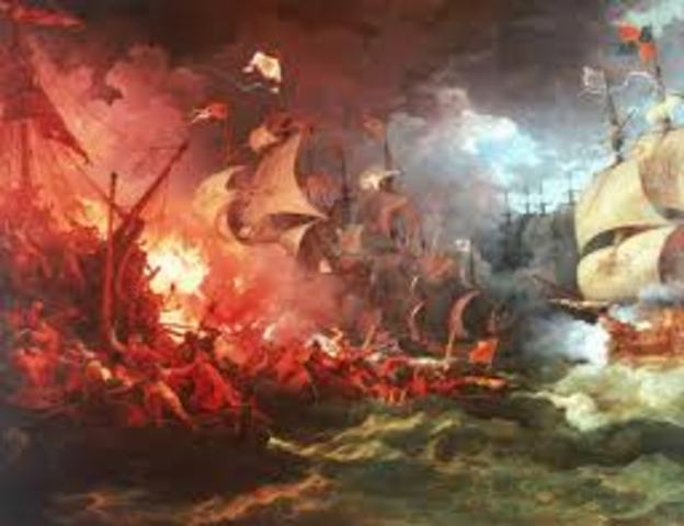 Sir Francis Drake defeated the spanish armada