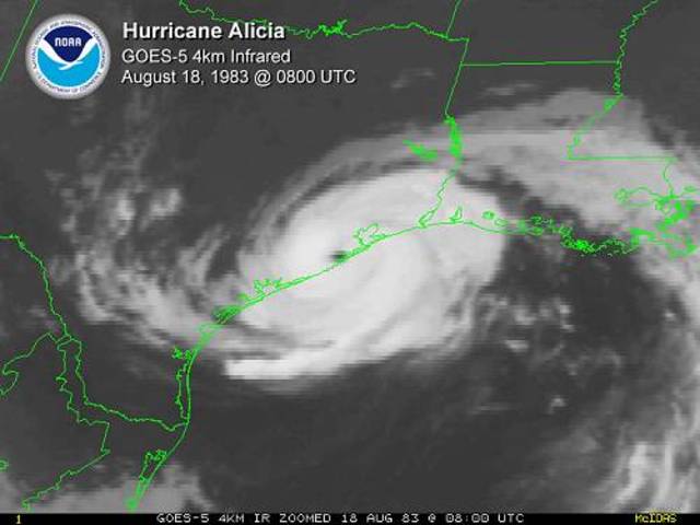 Alicia the Hurricane!