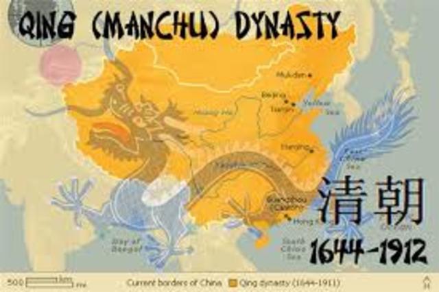 Quing Dynasty in China begins