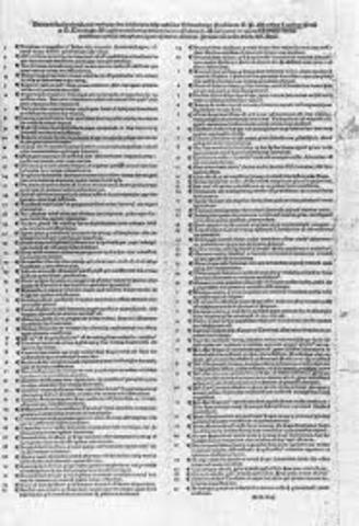 Martin Luther nailed the 95 theses