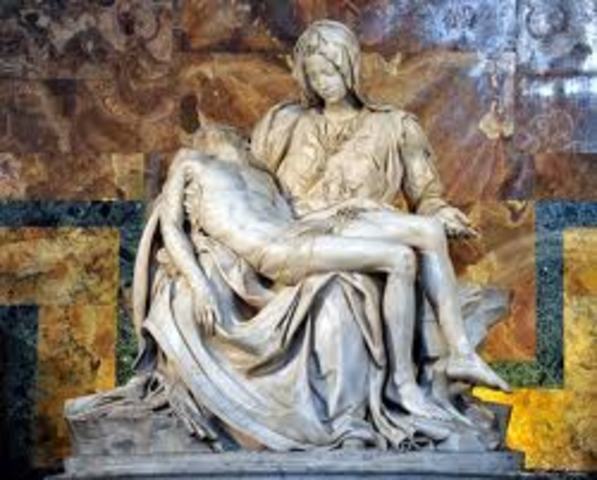 michealangelo sculpted the pieta
