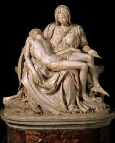 Michelagelo sculpted the Pieta