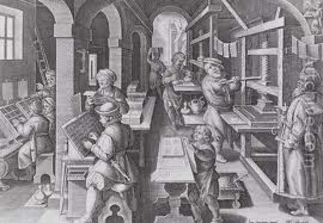 johannes gutenburg invented the printing press