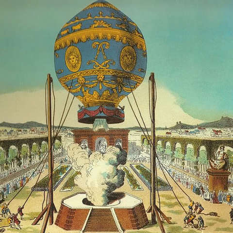 1783 - Joseph and Jacques Montgolfier- the First Hot Air Balloon