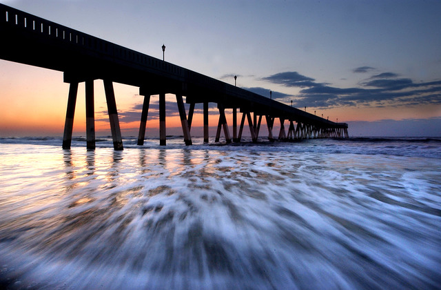 Pier swimming