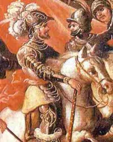 Hernan Cortez the navigator and his forces overthrew the Aztec Empire