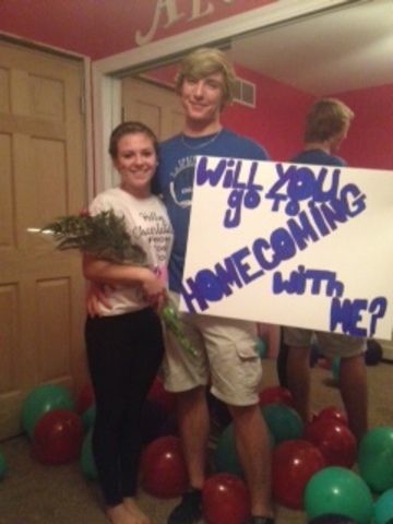 Asked to his homecoming<3