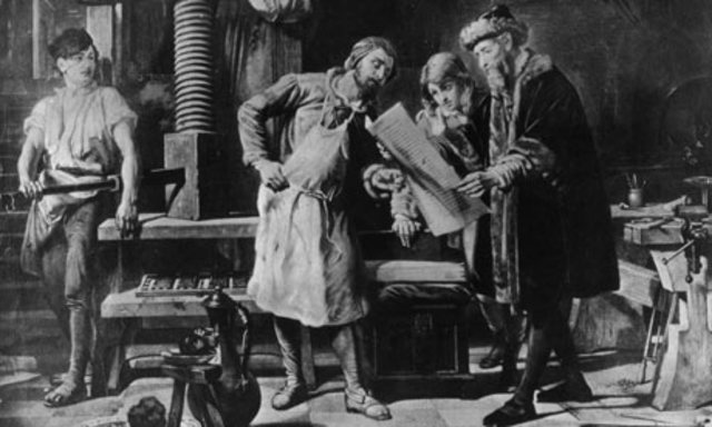 Gutenberg invented the printing press