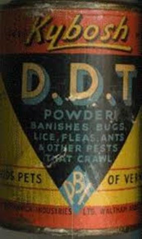 DDT banned in the U.S.A
