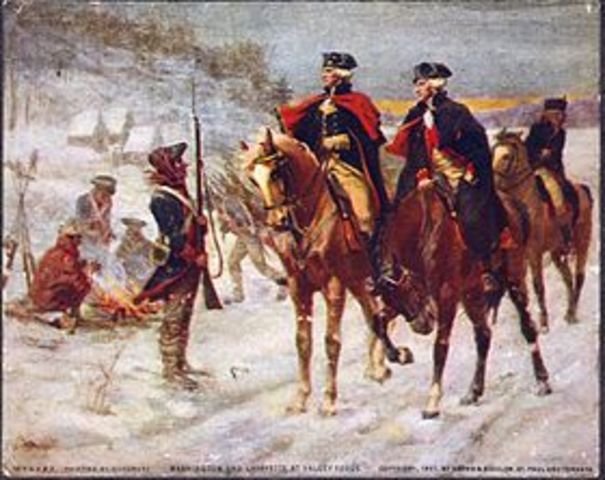 Winter Encampment at Valley Forge