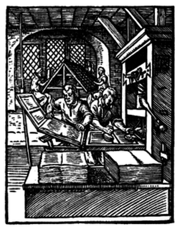 Gutenburg invented the printing press.