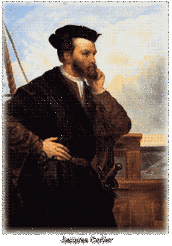 Jacques Cartier explored th St. Lawrence River to Montreal for France.