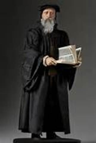 John Calvin developed the idea of predestinantion