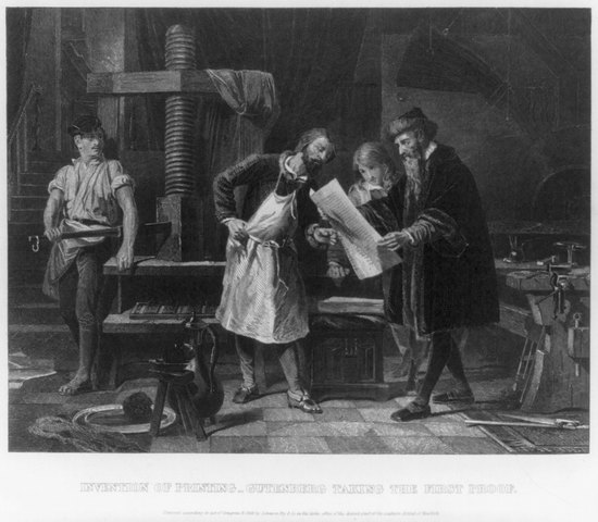 Johannes Gutenburg- Printing Press