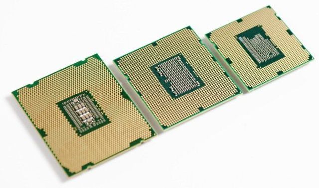 Microprocesadores intel Core i3, i5 e i7 de cuatro núcleos