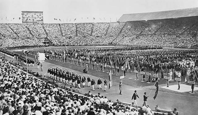 Olympic Games open at White City in London