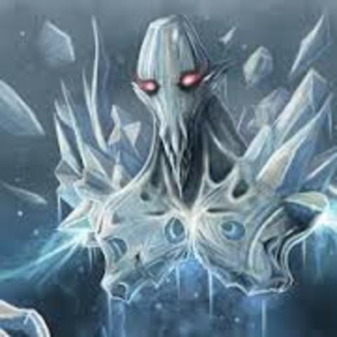 Captain America frozen in ice