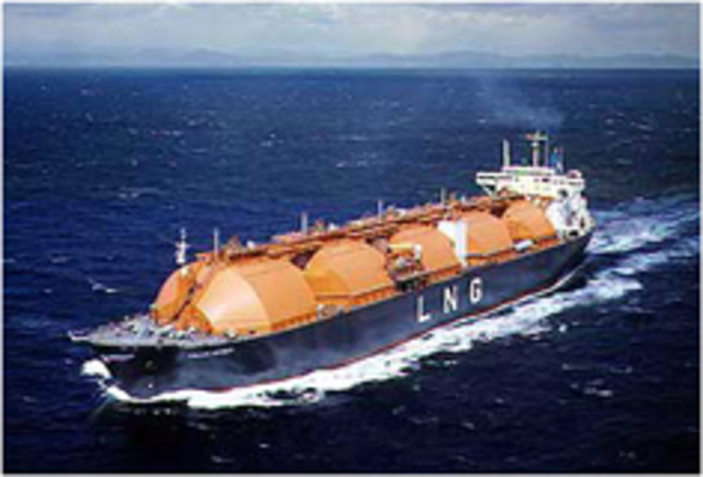 Delivers the first LNG carrier built in Japan