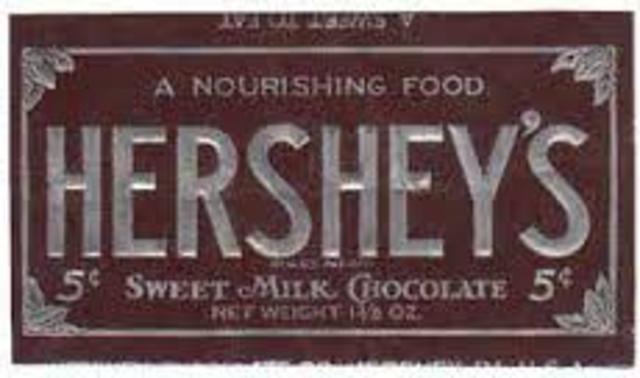 First Hershey´s chocolate