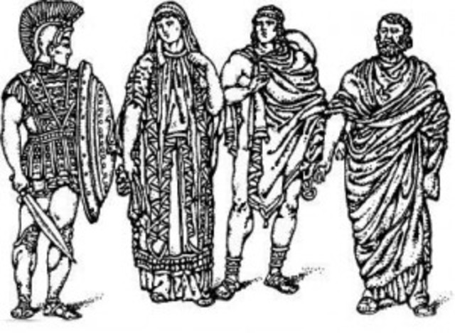 В древности международным эталоном считался греческий этикет