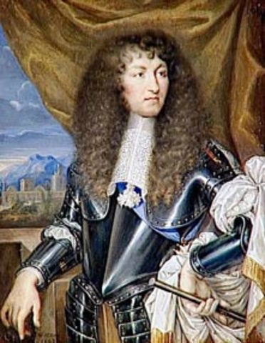 Louis XIV becomes king of France