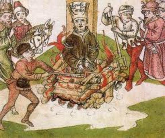 Jan Hus is Burned at Stake