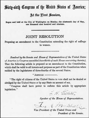 The Nineteenth Amendment