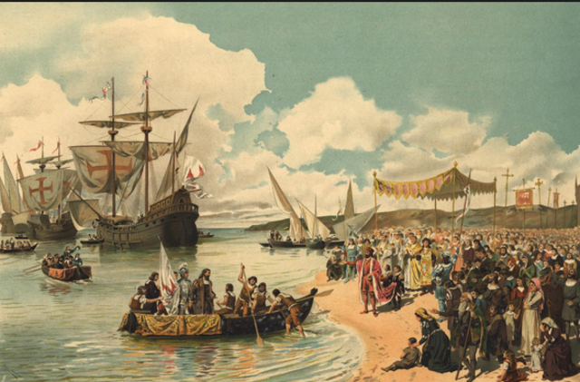 Da gama lands in India